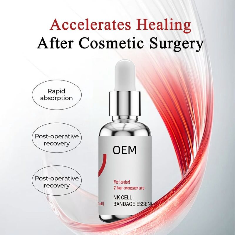 OEM ODM brand customized sensitive skin care facial essence NK cell repair anti-aging sedative soothing essence, dedicated to facial care
