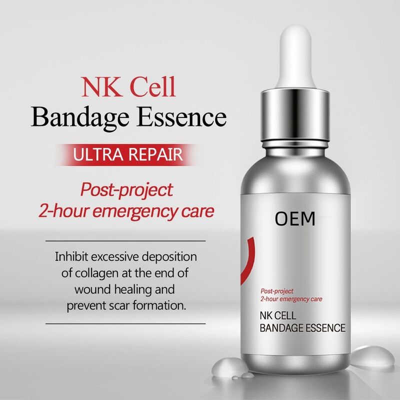OEM ODM brand customized sensitive skin care facial essence NK cell repair anti-aging sedative soothing essence, dedicated to facial care