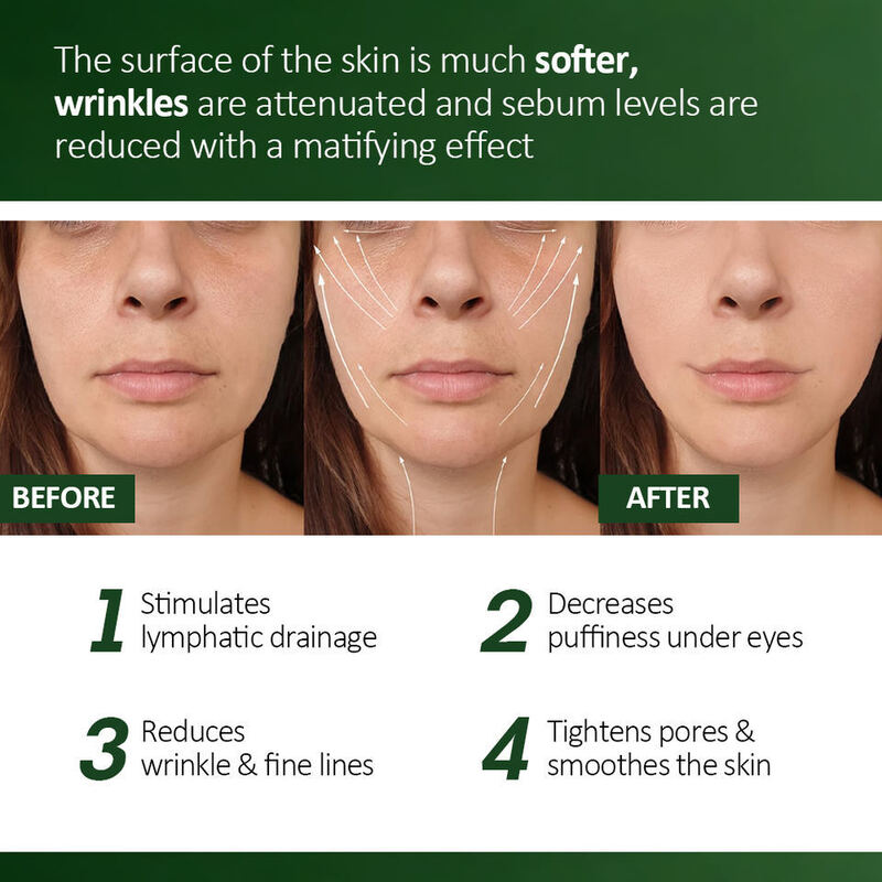 OEM ODM brand customized beauty moisturizing anti-aging sea fennel hyaluronic acid antioxidant facial essence liquid with massage roller