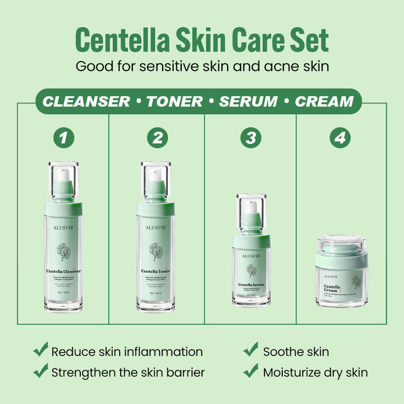 OEM ODM Natural Snow Grass Gentle Cleansing, Skincare Moisturizing, Soothing, Repairing, Acne Removing Facial Cleanser