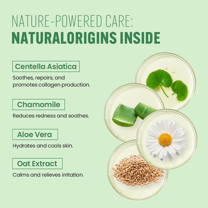 OEM ODM Natural Snow Grass Gentle Cleansing, Skincare Moisturizing, Soothing, Repairing, Acne Removing Facial Cleanser