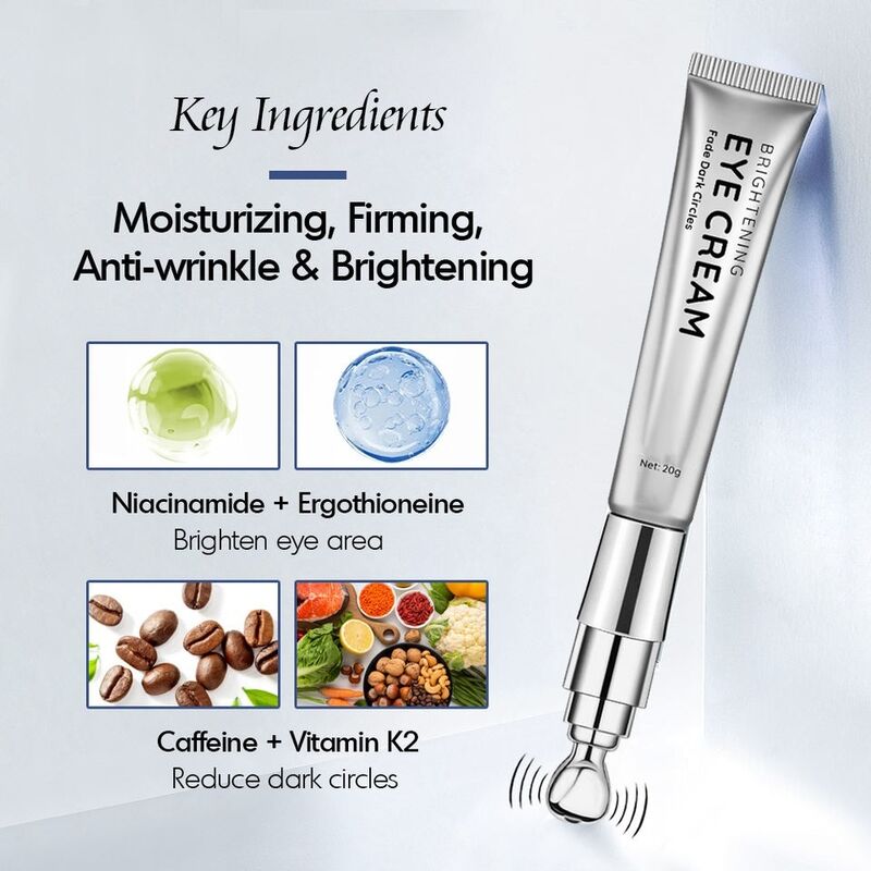 OEM ODM eye cream, anti wrinkle, firming, lifting, repairing, moisturizing, coffee extract factor, niacinamide eye cream