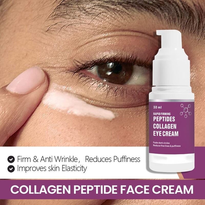 OEM ODM Anti aging Eye Cream Korean Skin Care Peptide Collagen Anti wrinkle Lifting Brightening Eye Cream&lotion