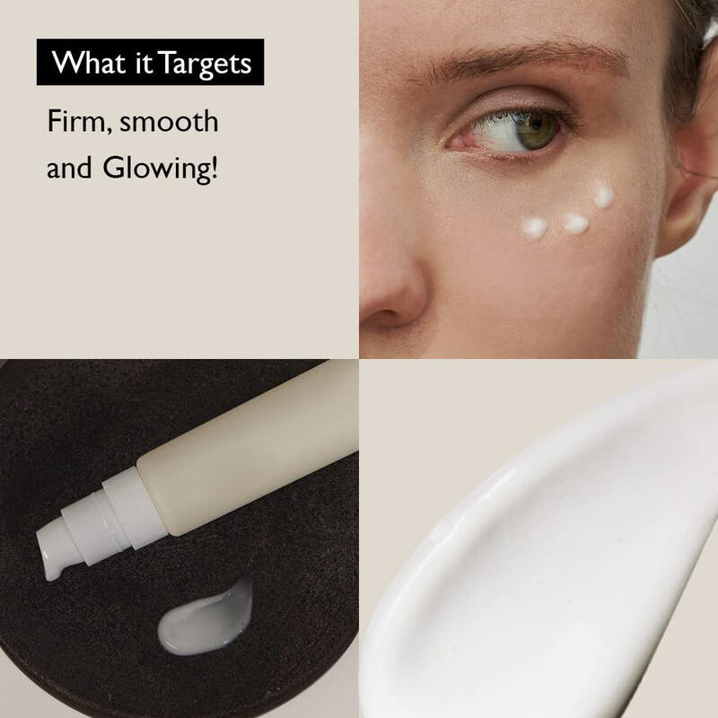 OEM ODM Natural Black Rice Bakuchiol Eye Cream Private Label Anti-Aging Wrinkle Fine Line Dark Circles Remover Firming Eye Cream