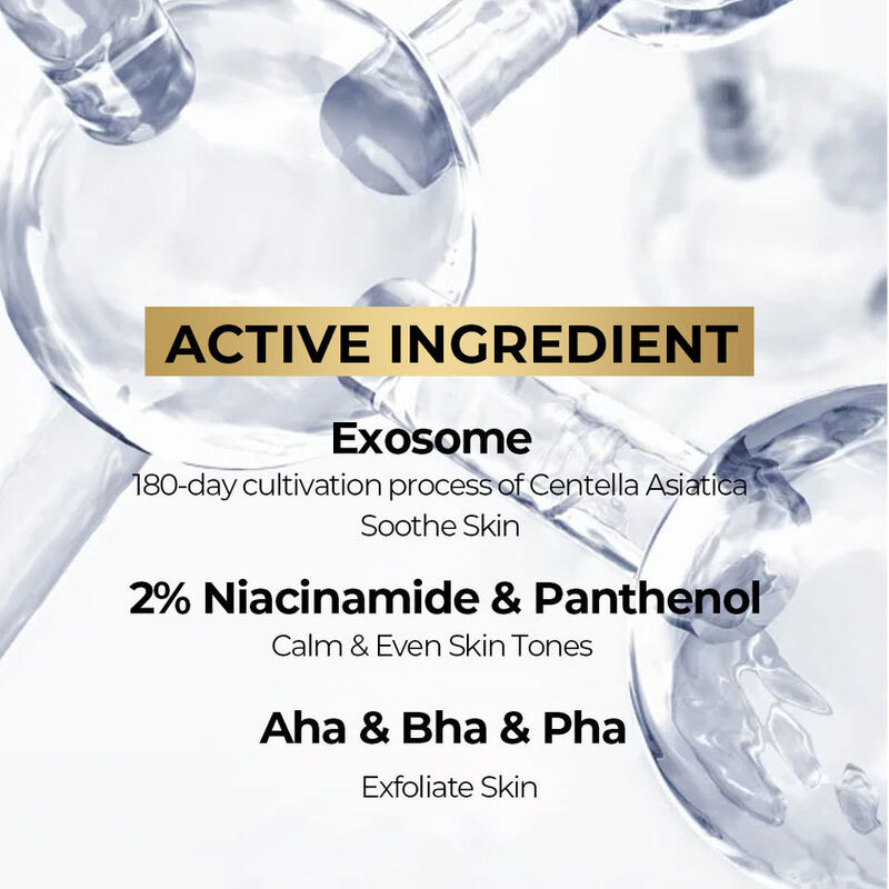 OEM ODM Korean Organic Natural Anti Aging and Anti Wrinkle Facial Skincare Serum Exosome Collagen Hyaluronic Acid Hyaluronic Acid Skincare Set