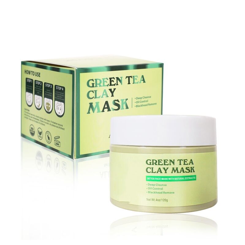 OEM ODM Skin Care Products Clay Clay facial mask Facial Musk facial mask Purifying Detoxification Cleaning Green Tea facial mask