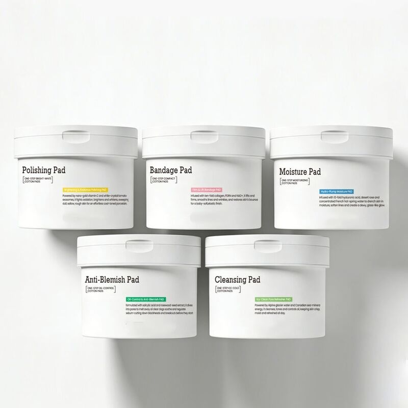 OEM ODM Toner Patch Private Label Exfoliating Brightening Facial Mask Salicylic Acid Skincare Cleansing Hydrating Moisturizing