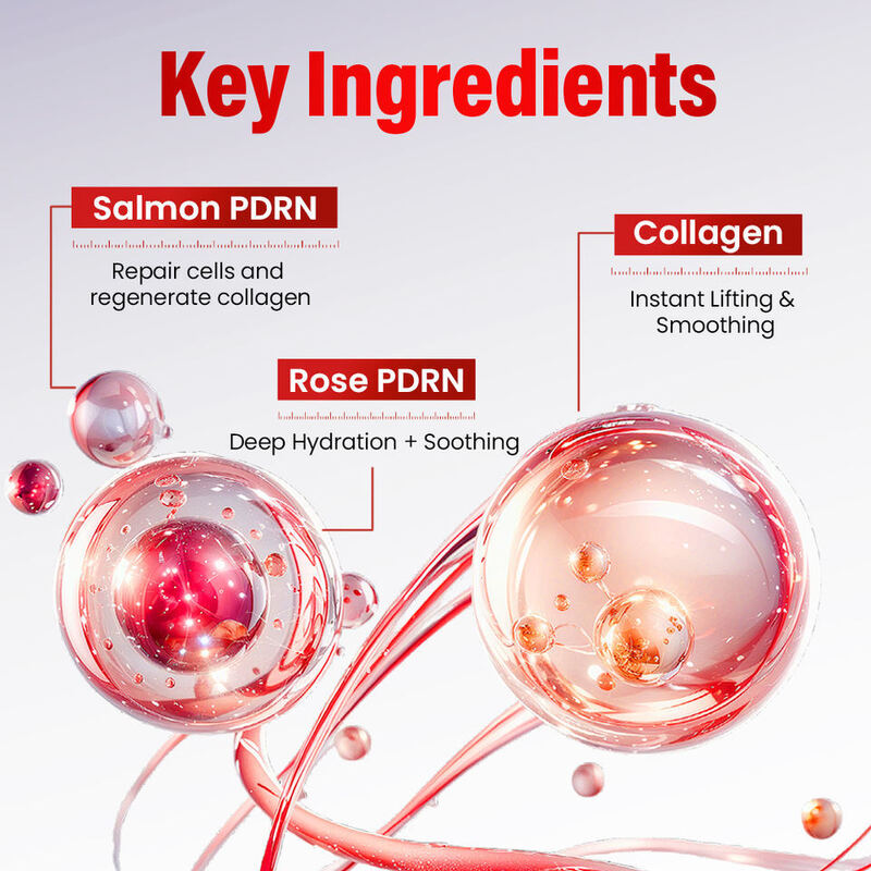 OEM ODM Salmon Rose PDRN Collagen Brightening&Whitening face cream, which can promote the generation of collagen, fade dark spots, nourish skin, moisturize skin deeply, and moisturize face cream