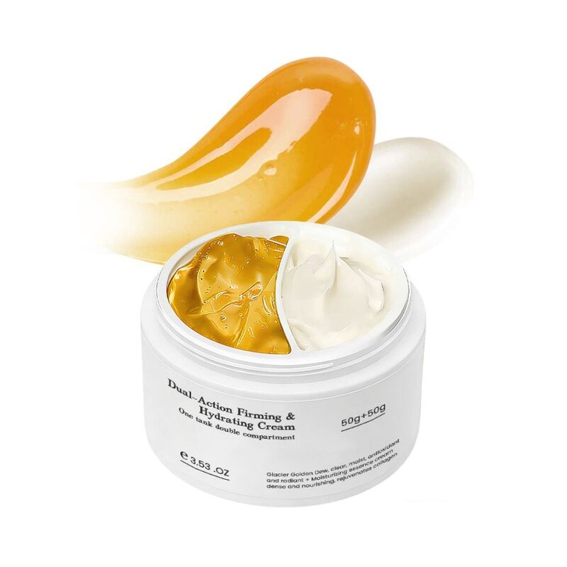 OEM ODM Brand Anti-Aging Face Cream Whitening Anti-Wrinkle Vitamin C Collagen Dual-Effect Firming Hydrating Facial Essence Cream