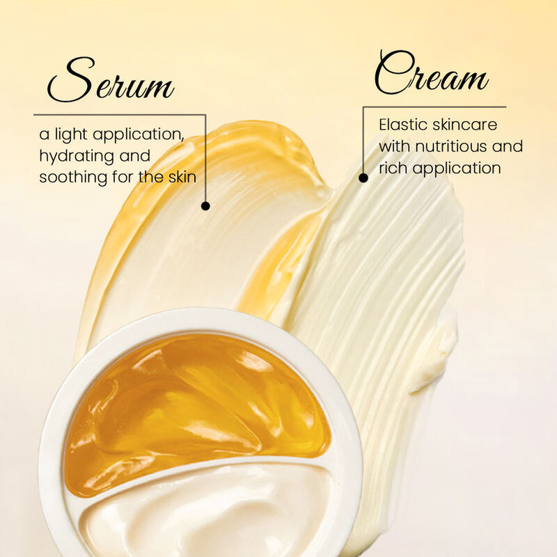 OEM ODM Brand Anti-Aging Face Cream Whitening Anti-Wrinkle Vitamin C Collagen Dual-Effect Firming Hydrating Facial Essence Cream