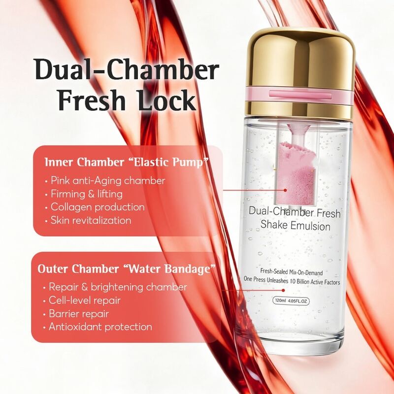 OEM ODM Brand Customized Natural Skincare Repair Serum Anti-Aging Brightening Hydrating Facial Essence for Moisturizing and Whitening Skin