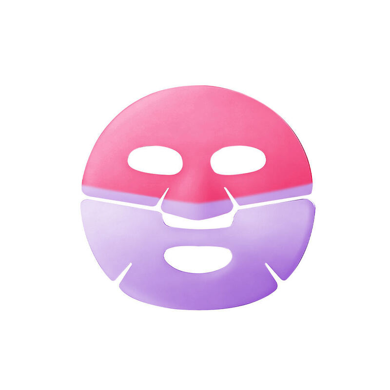 OEM ODM own brand two-color crystal collagen gel oily whitening and soothing facial mask nicotinamide salicylic acid beauty facial mask