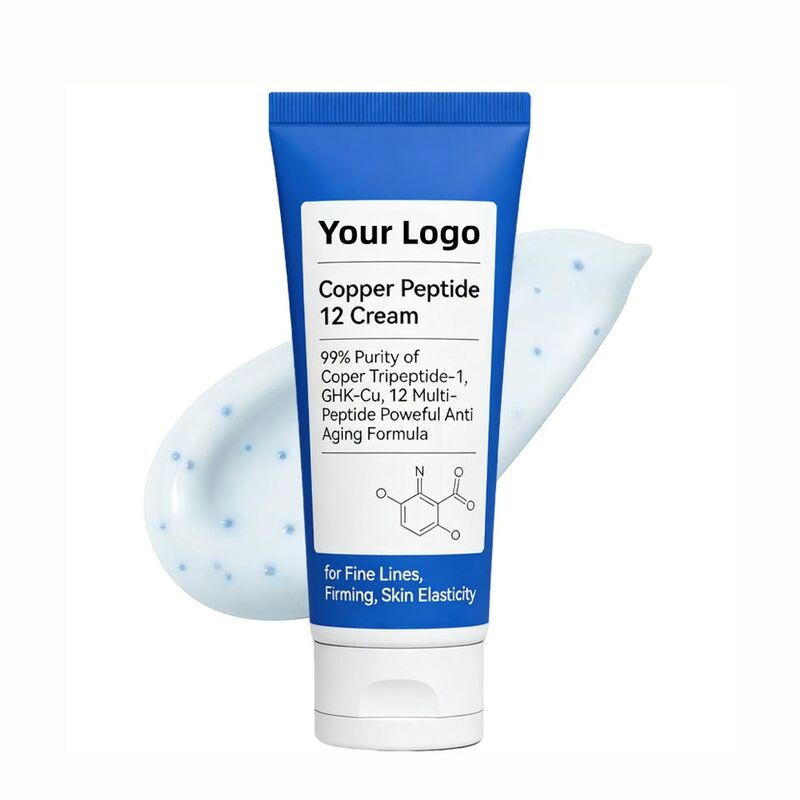 OEM ODM Brand GHK Cu Copper Peptide Hyaluronic Acid Anti aging Moisturizing Even Skin Color Facial Skin Care essence