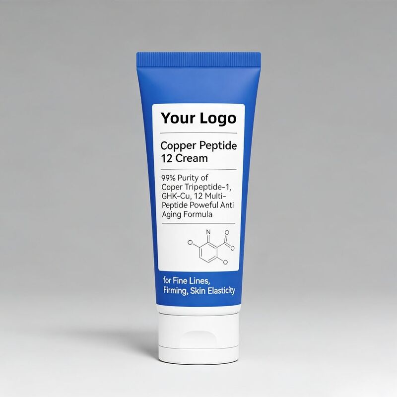 OEM ODM Brand GHK Cu Copper Peptide Hyaluronic Acid Anti aging Moisturizing Even Skin Color Facial Skin Care essence
