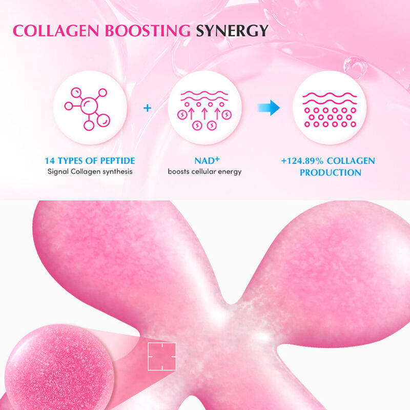 OEM ODM Custom NAD+ Biopeptide Firming Facial Essence Tightening Anti-Wrinkle Hydrating Brightening Whitening Facial Essence Rejuvenating Care