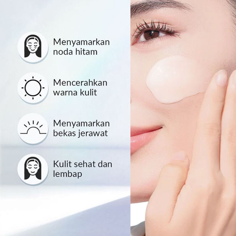 OEM ODM brand customized 377 face cream Nicotinamide shea butter anti acne whitening lightening spot moisturizing face cream skin care product