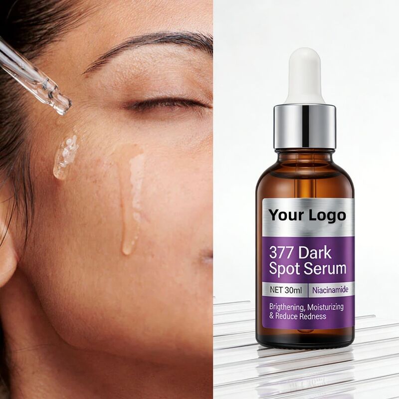 OEM ODM 377 Nicotinamide Spot-Free Facial Essence Brand-Owned Skincare Brightens and Smooths Skin Women's Facial Essence