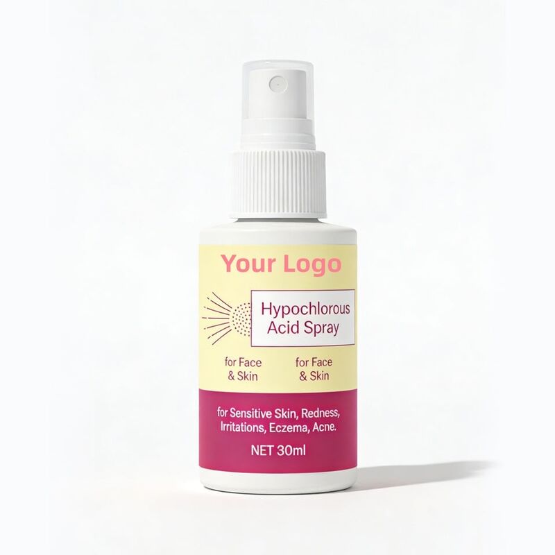 OEM ODM Brand Natural Hypochlorous Acid Spray for Hydration, Moisturizing, Soothing, Calming, Brightening, Acne Removal, Redness Reduction, and Facial Toner