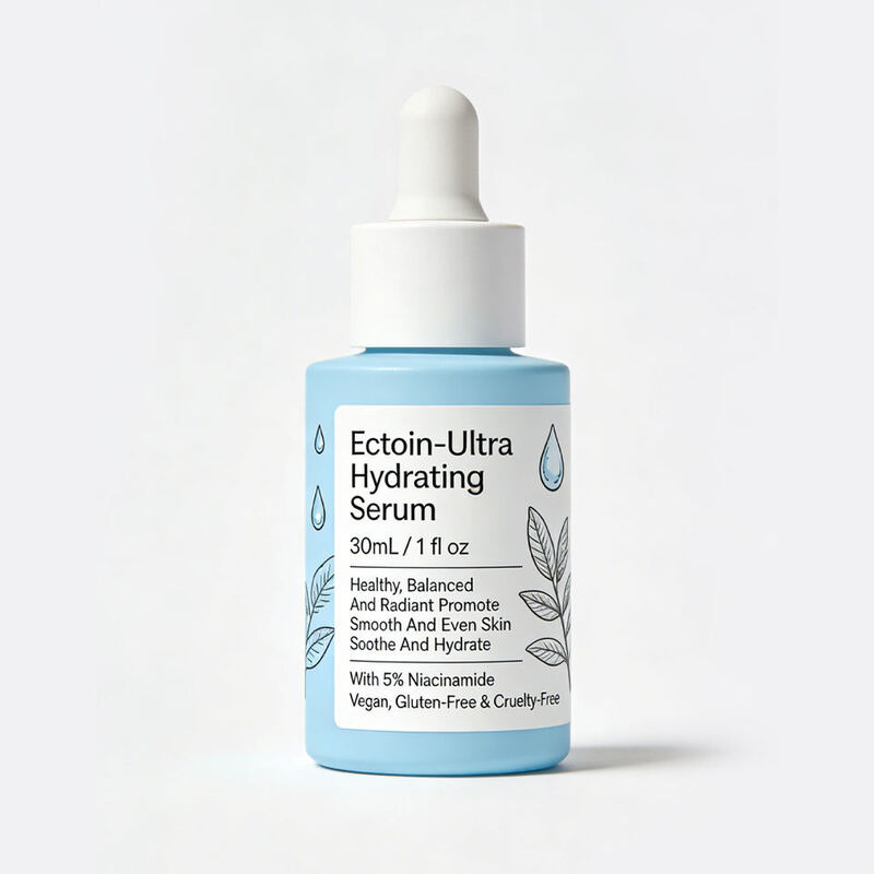 OEM ODM Brand Pure Vegan Skincare Green Tea Super Hydrating Brightening Soothing Anti-Swelling Serum for Skin Maintenance