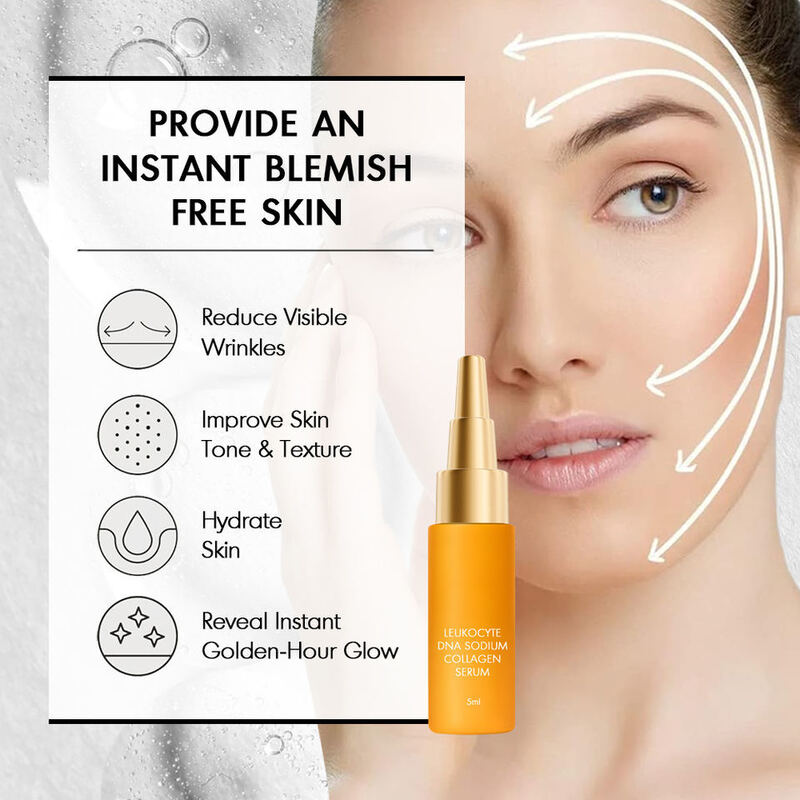OEM ODM brand multi effect skin care DNA hyaluronic acid aloe orchid stem cell firming repair skin brightening essence serum