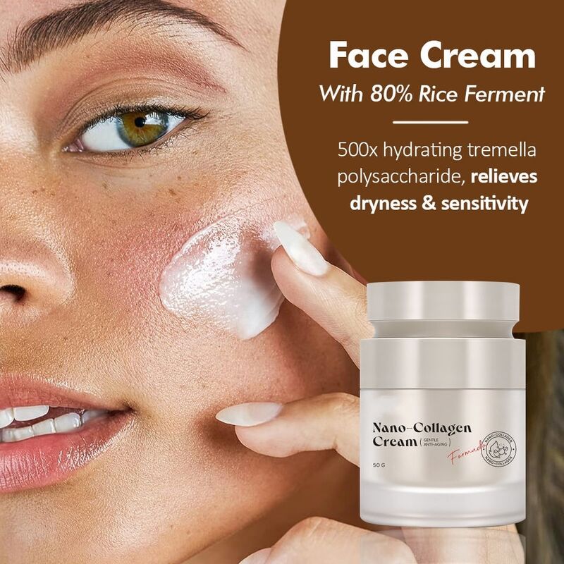 OEM ODM Brand Women's Anti-Aging Anti-Wrinkle Skincare Set with Collagen Facial Essence Moisturizing Cleanser Collagen Face Cream