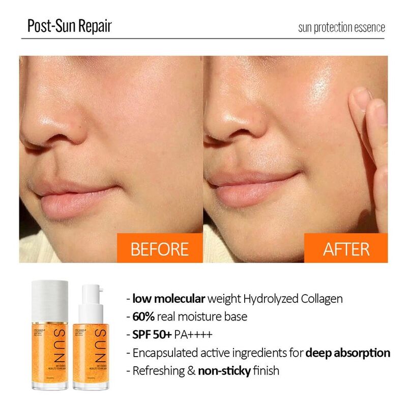 OEM ODM Luxury Facial Cream Essence Caviar PDRN Collagen Multi-Effect Nourishing Whitening Sunscreen