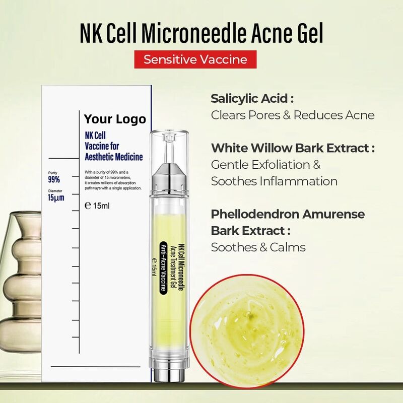 OEM ODM NK Cell Customized Revitalizing Face Cream NAD+ Nighttime Women's Acne Scar Redness Spot-Reducing Facial Skincare Cream