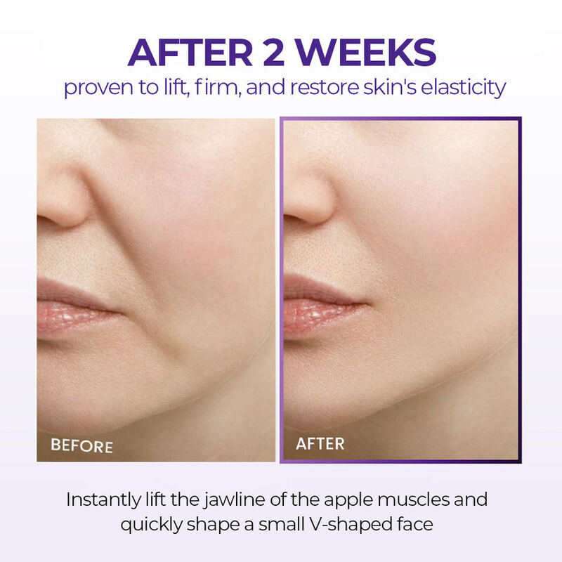 OEM ODM brand customized V-shaped face collagen lifting and tightening facial mask moisturizing, anti wrinkle, brightening and tightening facial mask