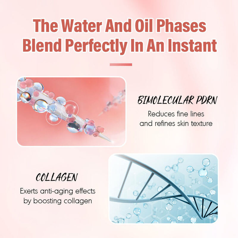 OEM ODM Korean Pdrn Collagen Microcapsule Anti-Aging Facial Essence Skincare Hydration Firming Facial Essence for Mature Skin Liquid Form