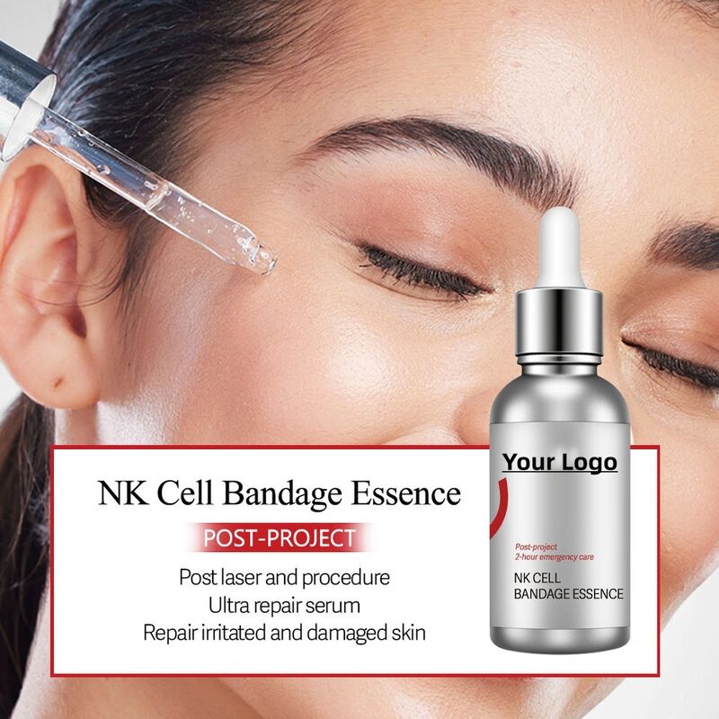OEM ODM customized brand sensitive skin care facial essence NK cell repair anti-aging sedative soothing essence