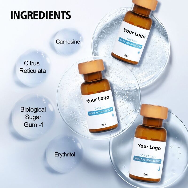 OEM ODM customized brand skin care epidermal growth factor freeze-dried facial essence firming moisturizing cream anti-aging and anti wrinkle facial essence set