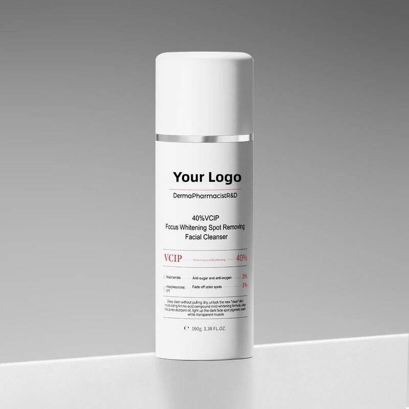 OEM ODM brand pure VC nicotinamide gel facial cleanser natural whitening, moisturizing and brightening skin care