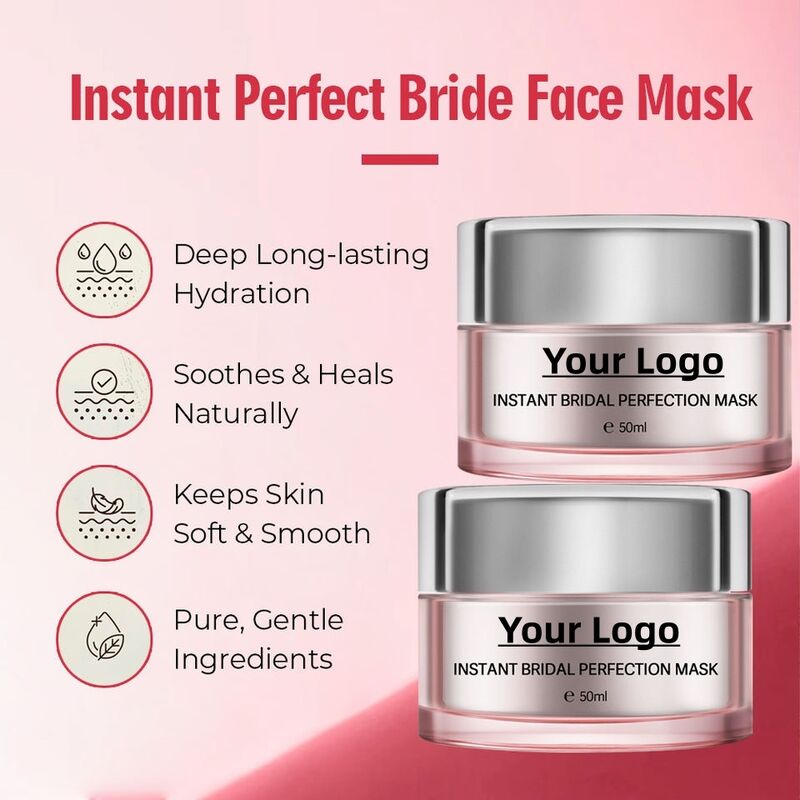 OEM ODM Korean Women's Anti aging facial mask Whitening and Moisturizing Cowfat Skin Care Facial Repair Dry Red Skin Care Cream facial mask