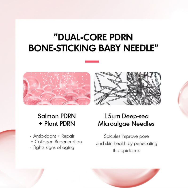 OEM ODM Korean Dual Molecule PDRN Salmon Algae Facial Serum for External Use Anti-Aging, Firming, Repair, and Facial Skincare Product with Private Brand