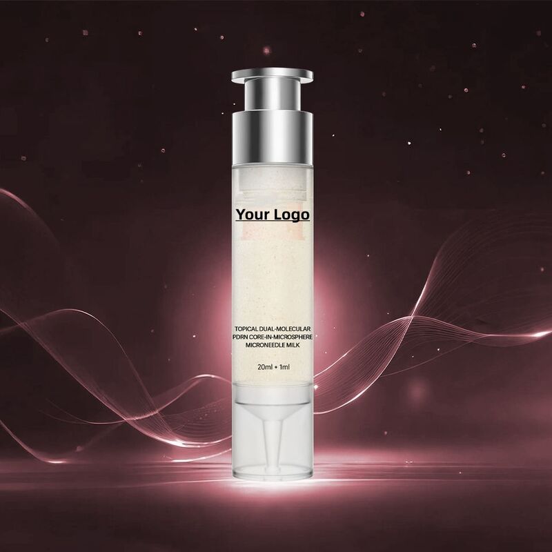 OEM ODM Korean Dual Molecule PDRN Salmon Algae Facial Serum for External Use Anti-Aging, Firming, Repair, and Facial Skincare Product with Private Brand