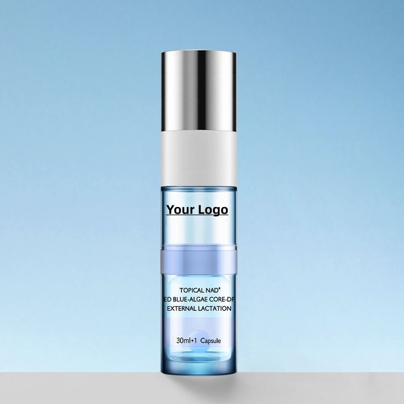OEM ODM Brand Skincare Facial Serum NAD Blue Algae Anti-Aging DNA Repair Facial Firming Anti-Wrinkle Target Black Spots