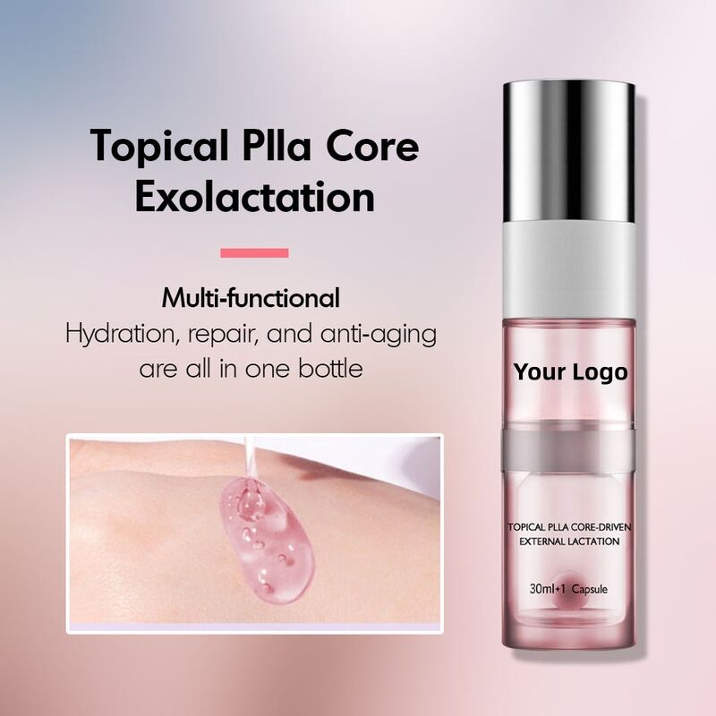 OEM ODM customized Korean herbal anti-aging and anti wrinkle facial essence polylactic acid hyaluronic acid peptide liquid whitening facial care liquid