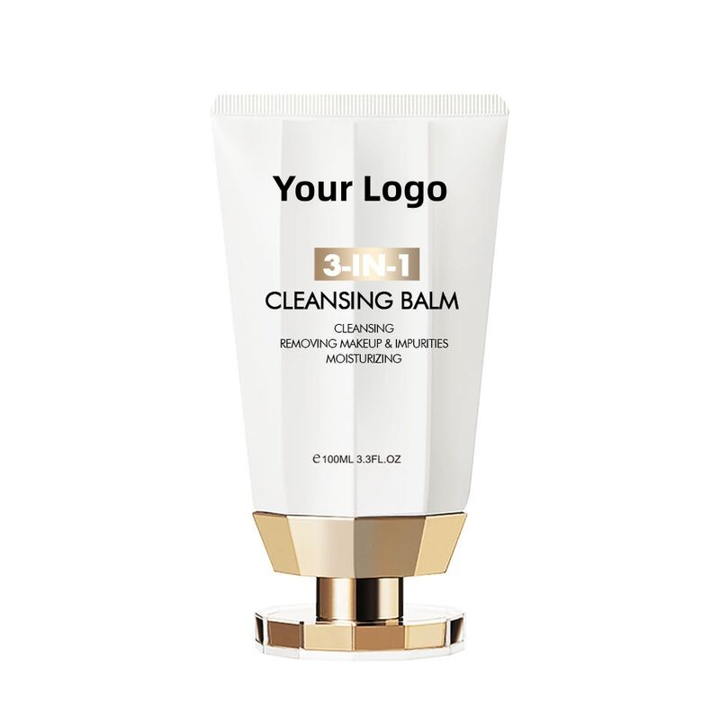 OEM ODM 3-in-1 Makeup Removal Fragrance Brand Customization Organic Skincare Face Wash Eye Makeup Deep Cleaning Moisturizing Fragrance Cream Removal Cream