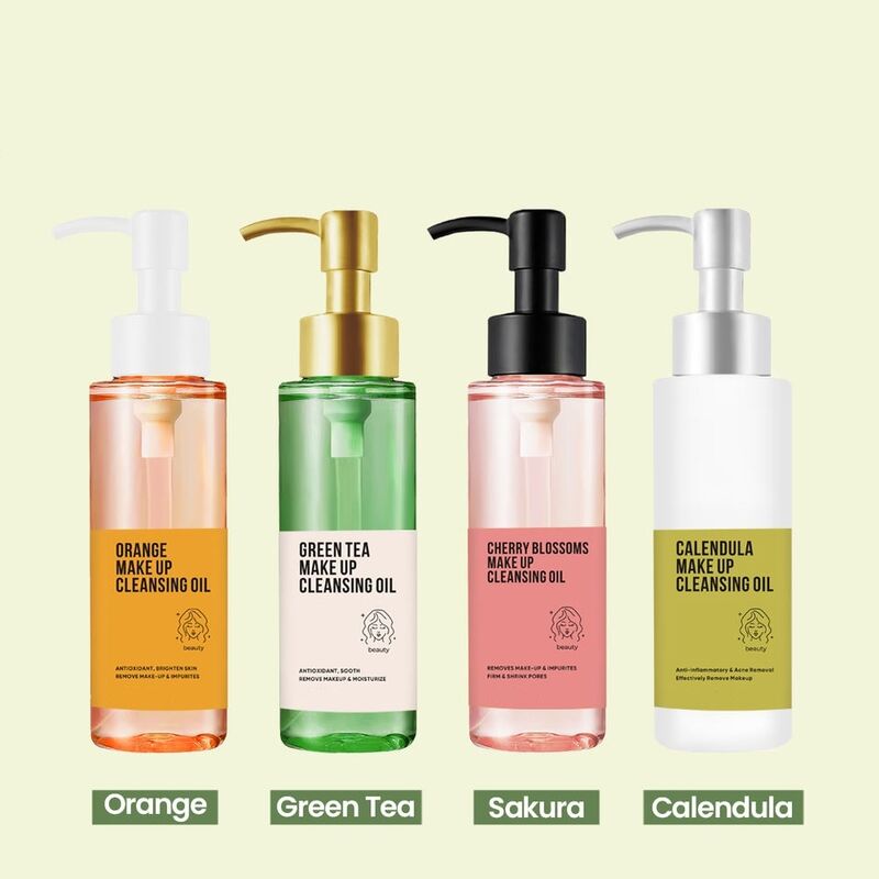 OEM ODM customized label organic makeup remover to brighten face and eye cleaning lipstick Wholesale facial cleanser and makeup remover