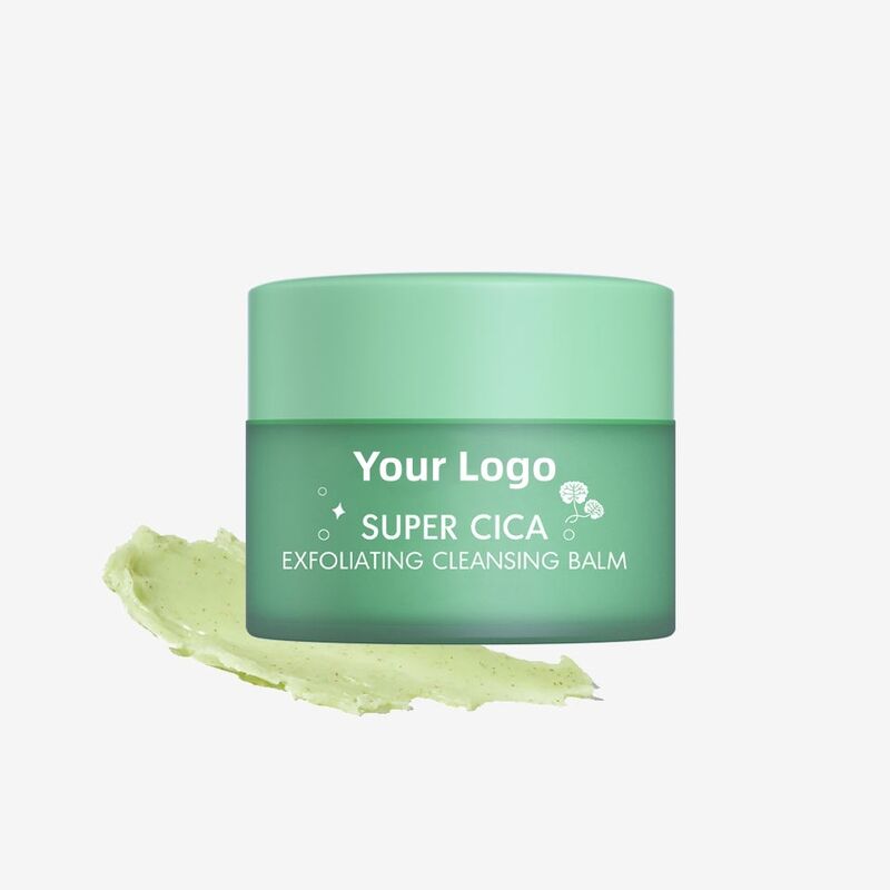 OEM ODM Brand Organic Vegetarian Facial Lip Line Cleansing Cream Makeup Remover Facial Deep Cleansing Balm Pure Vegetable