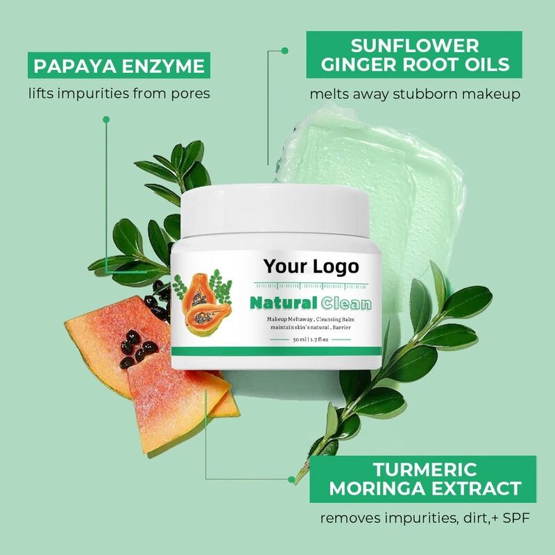 OEM ODM Brand Organic Korean Skincare Cosmetics Eye Lip Makeup Remover Cosmetics Cleanser Oil Cream