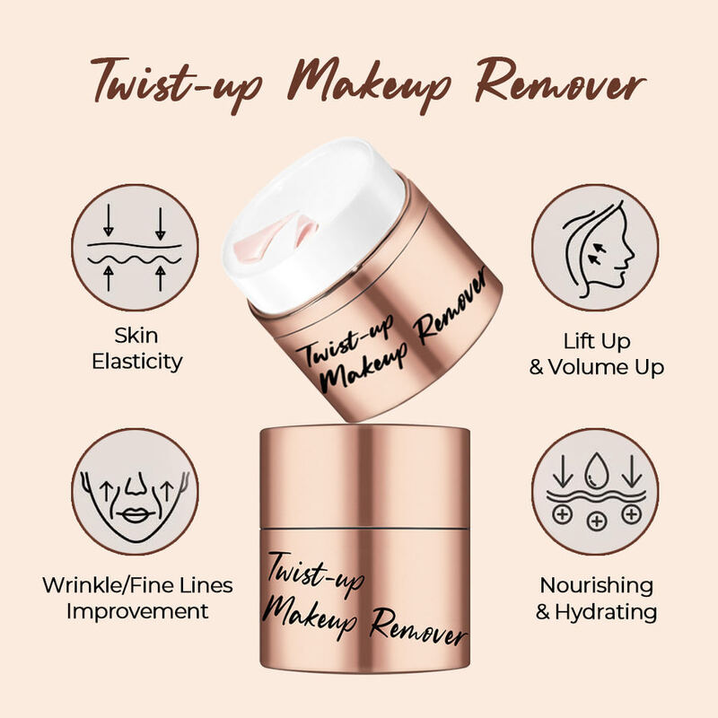 OEM ODM Customized Brand Natural Mineral Deep Cleaning Moisturizing Rotating Makeup Removal Cream Facial Skincare Cream