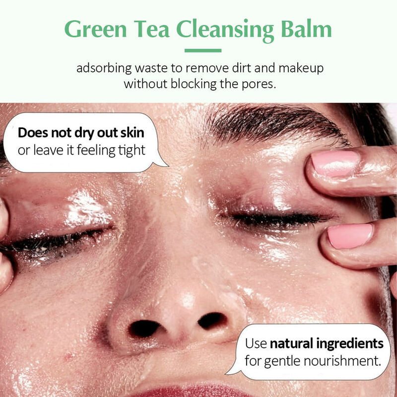OEM ODM Cosmetics Green Tea Extract Blackhead Removal Cream Fragrance Oil Facial Products Skincare Pore Cleansing Milk Cleansing Milk