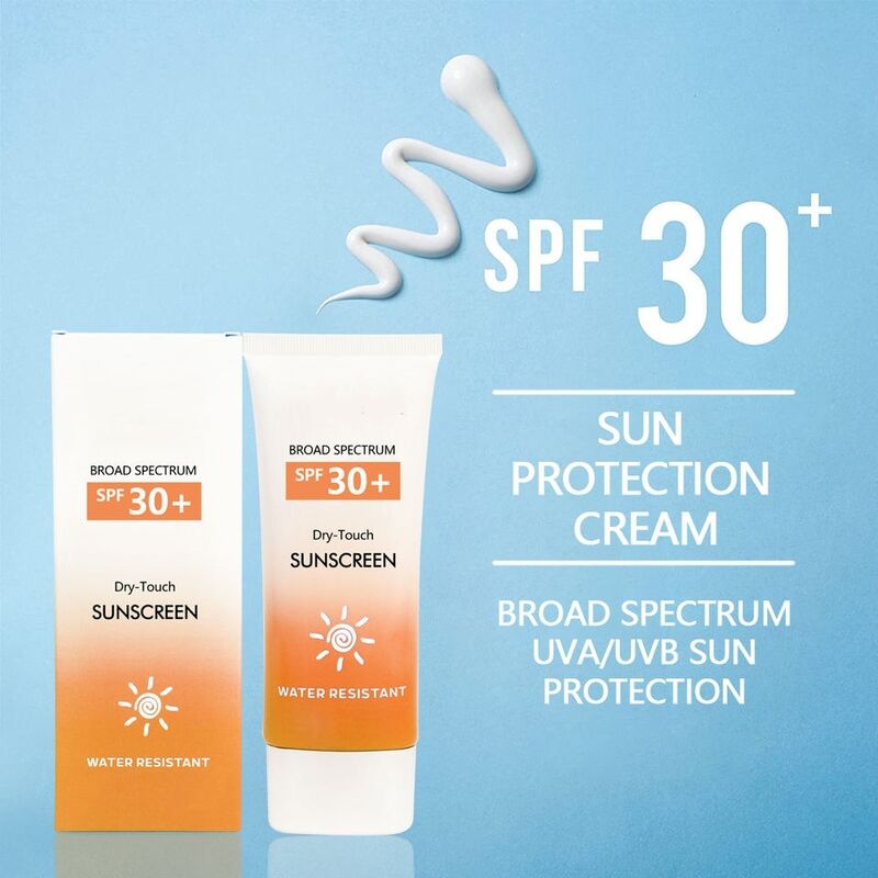 OEM ODM Customized SPF 30 Natural Herbal Skincare Moisturizing Sunscreen UV Protection Whitening Sunscreen
