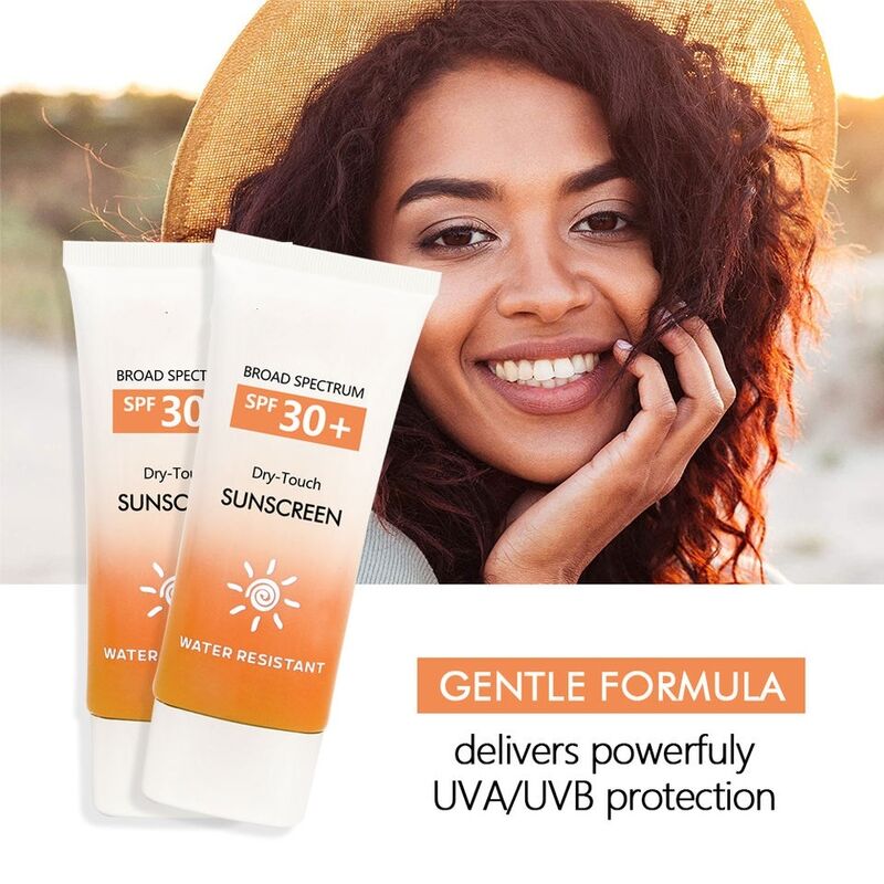 OEM ODM Customized SPF 30 Natural Herbal Skincare Moisturizing Sunscreen UV Protection Whitening Sunscreen