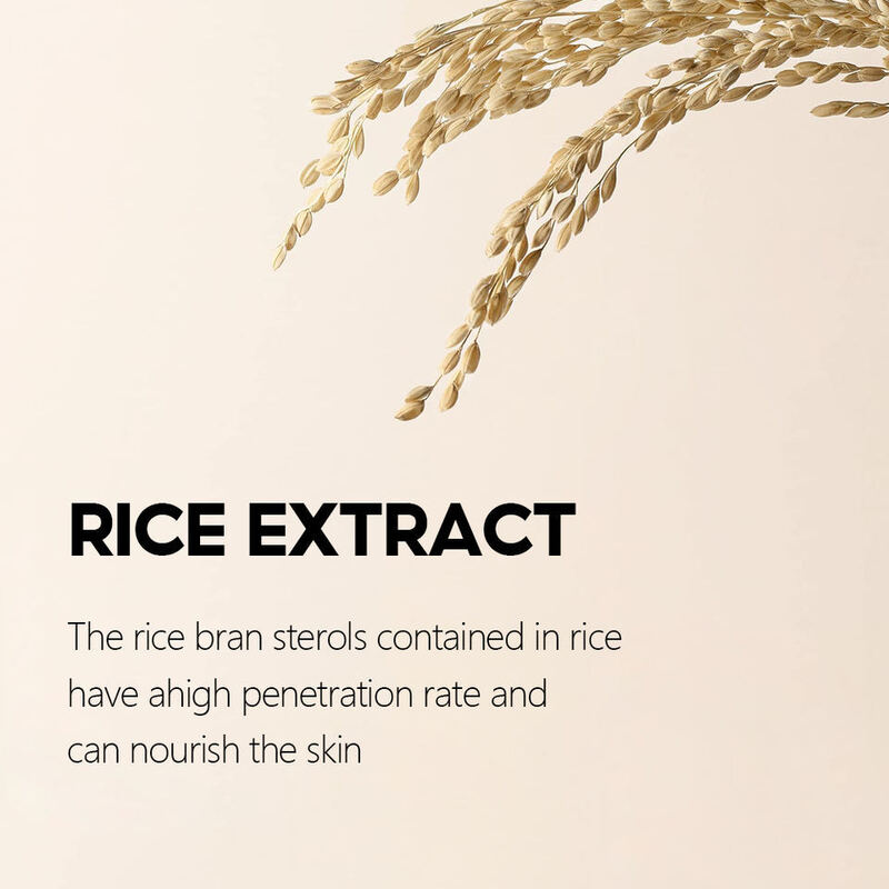 OEM ODM brand customized organic Korean UV sunscreen SPF 50 instant whitening and relieving rice sunscreen vegetarian 50ml protection