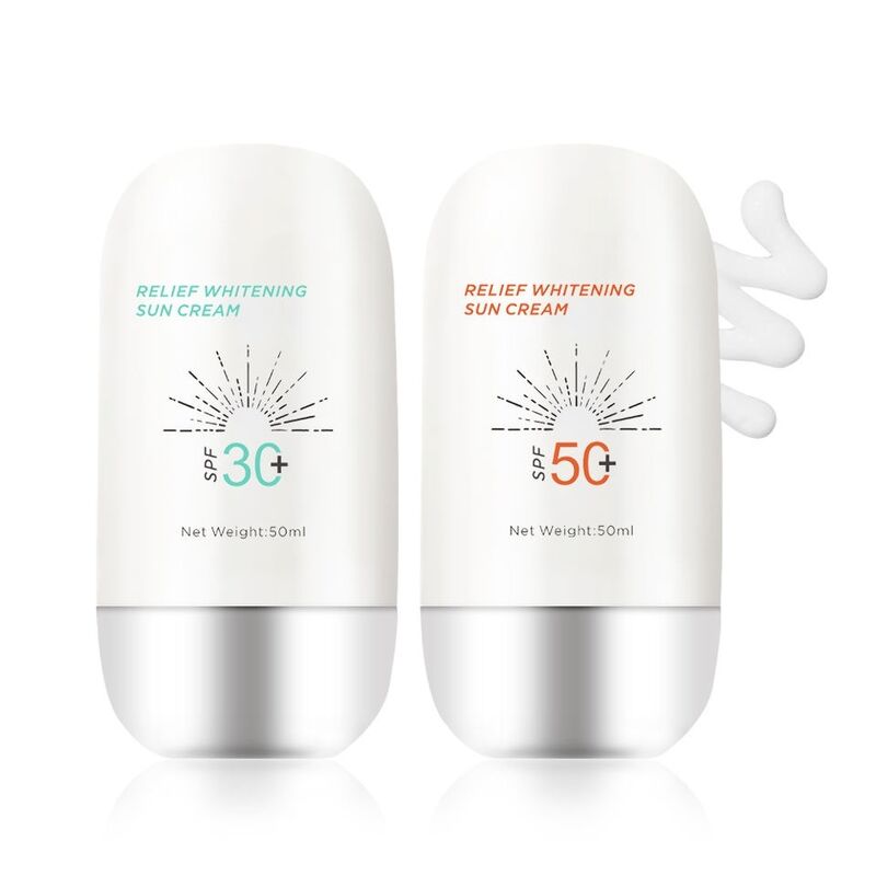 OEM ODM Brand Customization Organic Natural Spf 50 Sunscreen Sunscreen Product Skincare Facial Mineral Uva Uvb Sunscreen