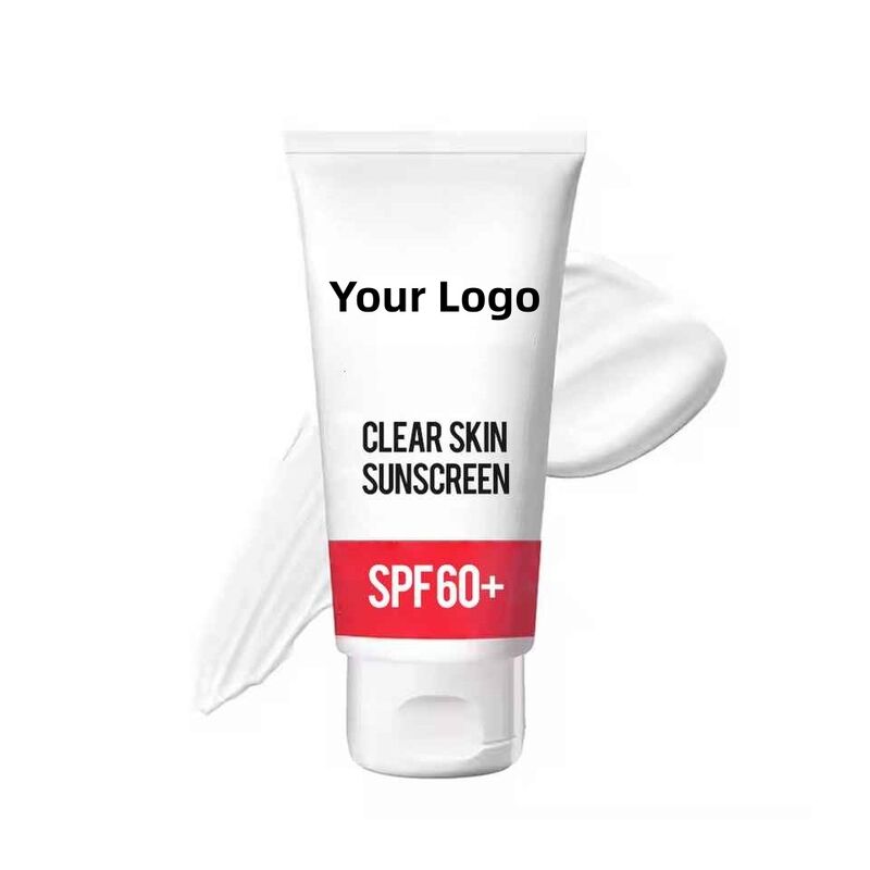 OEM ODM vegetarian shea butter moisturizer customized organic sunscreen SPF 60 whitening face cream sunscreen