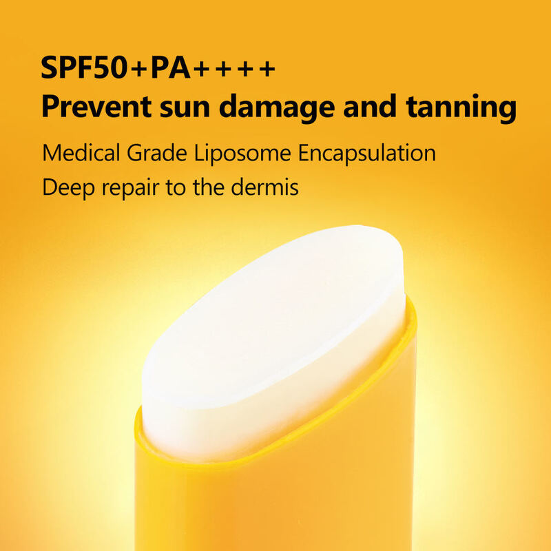 OEM ODM customized SPF 50 face cream sunscreen UVAUVB protection repair face care sunscreen stick is not greasy