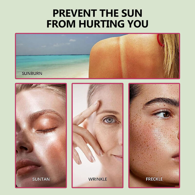 OEM ODM Korean brand customized vegan photolytic enzyme nanosecond repair facial and body sunscreen SPF 50 UVA UVB sunscreen
